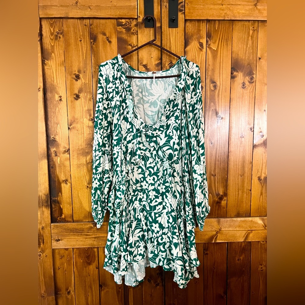 Free People Rebecca Ruffle Dress
